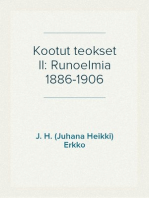 Kootut teokset II: Runoelmia 1886-1906