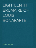 Eighteenth Brumaire of Louis Bonaparte