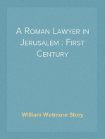 A Roman Lawyer in Jerusalem 
