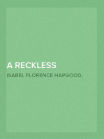 A Reckless Character
And Other Stories
