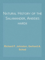 Natural History of the Salamander, Aneides hardii