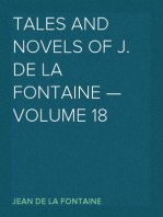 Tales and Novels of J. de La Fontaine — Volume 18