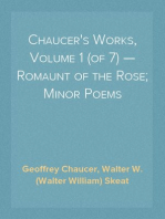 Chaucer's Works, Volume 1 (of 7) — Romaunt of the Rose; Minor Poems
