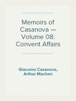 Memoirs of Casanova — Volume 08: Convent Affairs