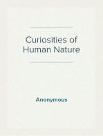 Curiosities of Human Nature