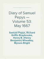 Diary of Samuel Pepys — Volume 53