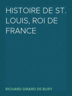 Histoire de St. Louis, Roi de France