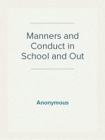 Manners and Conduct in School and Out