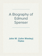 A Biography of Edmund Spenser