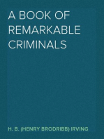 A Book of Remarkable Criminals