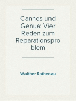 Cannes und Genua: Vier Reden zum Reparationsproblem