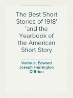 The Best Short Stories of 1918
and the Yearbook of the American Short Story