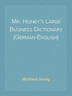 Mr. Honey's Large Business Dictionary (German-English)