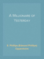 A Millionaire of Yesterday