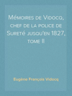 Mémoires de Vidocq, chef de la police de Sureté jusqu'en 1827, tome II