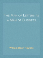 The Man of Letters as a Man of Business