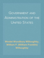 Government and Administration of the United States