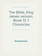 The Bible, King James version, Book 13: 1 Chronicles