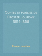 Contes et poésies de Prosper Jourdan