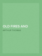 Old Fires and Profitable Ghosts
A Book of Stories