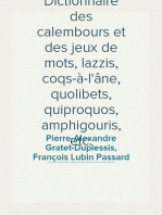 Dictionnaire des calembours et des jeux de mots, lazzis, coqs-à-l'âne, quolibets, quiproquos, amphigouris, etc.