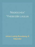 Nadeschda
Yhdeksän laulua