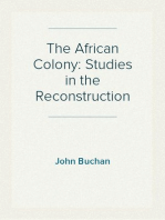 The African Colony: Studies in the Reconstruction