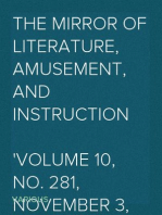 The Mirror of Literature, Amusement, and Instruction
Volume 10, No. 281, November 3, 1827