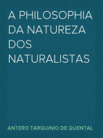 A philosophia da natureza dos naturalistas