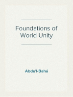 Foundations of World Unity