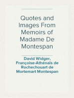 Quotes and Images From Memoirs of Madame De Montespan