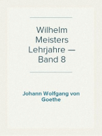 Wilhelm Meisters Lehrjahre — Band 8