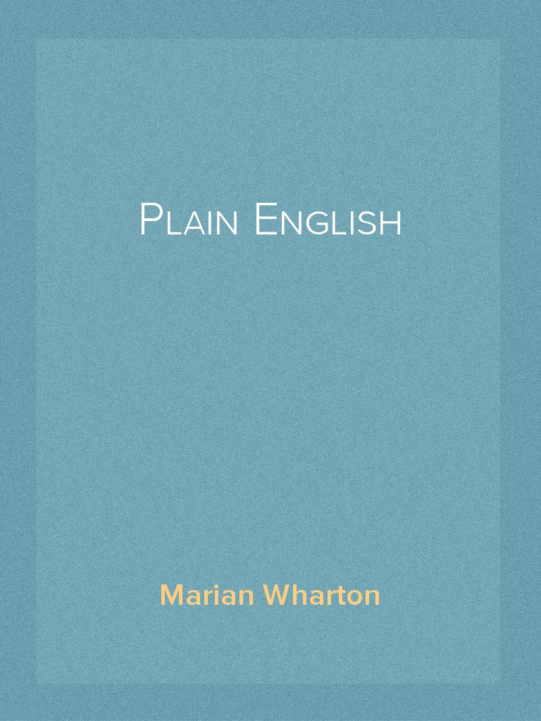 Plain English by Marian Wharton Read Online Plain English by Marian Wharton Read Online