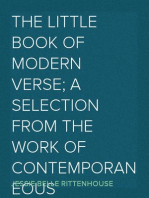 The Little Book of Modern Verse; a selection from the work of contemporaneous American poets