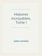 Histoires incroyables, Tome I