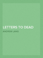 Letters to Dead Authors