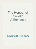 The Honour of Savelli
A Romance