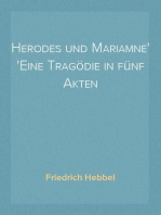 Herodes und Mariamne
Eine Tragödie in fünf Akten