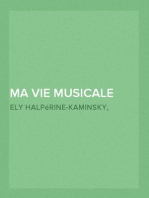 Ma vie musicale