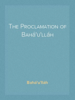 The Proclamation of Bahá'u'lláh