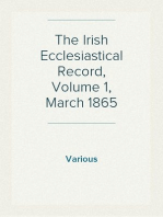 The Irish Ecclesiastical Record, Volume 1, March 1865