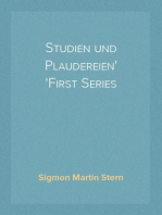 Studien und Plaudereien
First Series