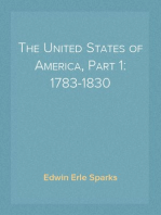 The United States of America, Part 1: 1783-1830