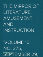 The Mirror of Literature, Amusement, and Instruction
Volume 10, No. 275, September 29, 1827