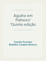 Agulha em Palheiro
Quinta edição