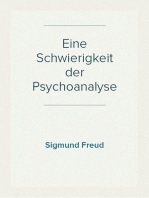 Eine Schwierigkeit der Psychoanalyse