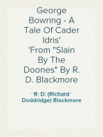 George Bowring - A Tale Of Cader Idris
From "Slain By The Doones" By R. D. Blackmore