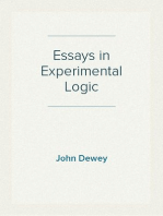 Essays in Experimental Logic