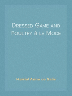 Dressed Game and Poultry à la Mode