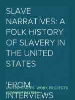 Slave Narratives: a Folk History of Slavery in the United States
From Interviews with Former Slaves
South Carolina Narratives, Part 1